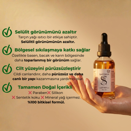 Isıtıcı Tarçın Vücut Yağı