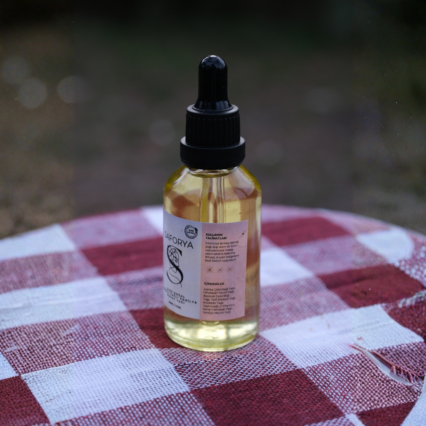 Naneli Tatlı Vanilya Vücut Yağı