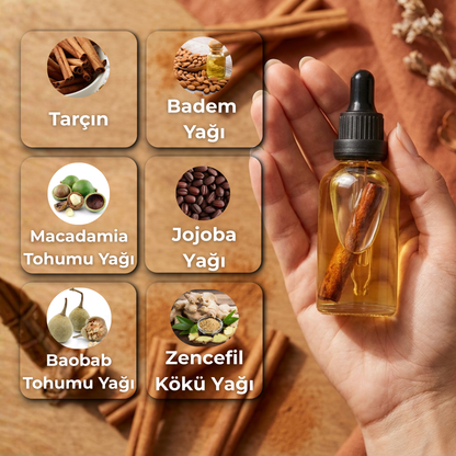 Isıtıcı Tarçın Vücut Yağı